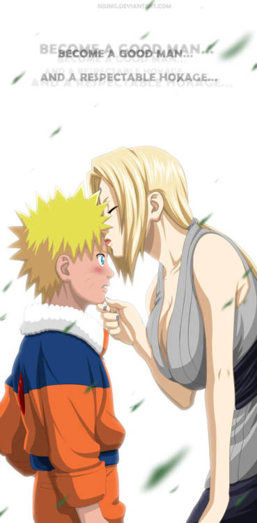 Porn photo inaworldofjustice:  Tsunade and Naruto. 