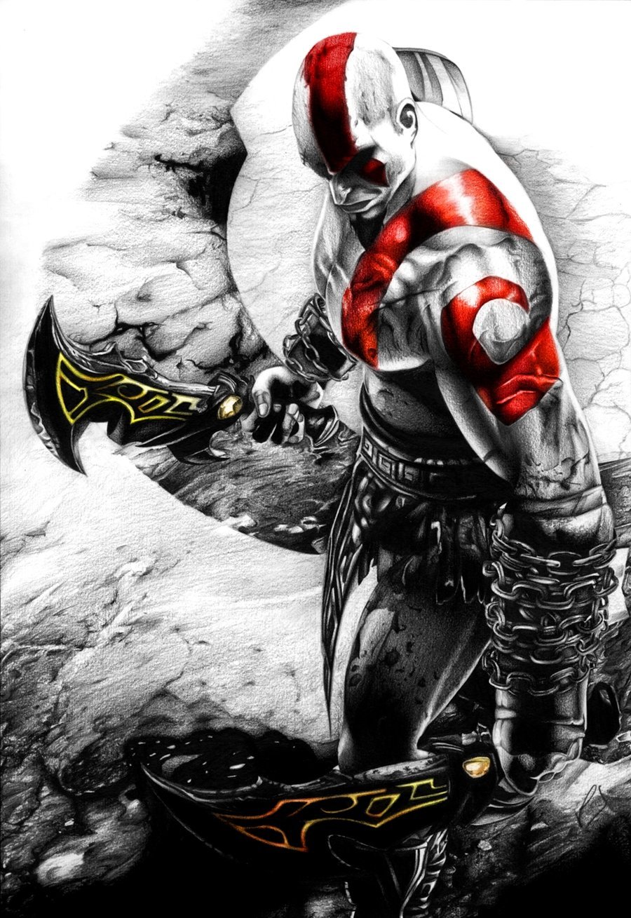 dotlikeme:
“ Kratos - God of War III by Jansen Dias
”