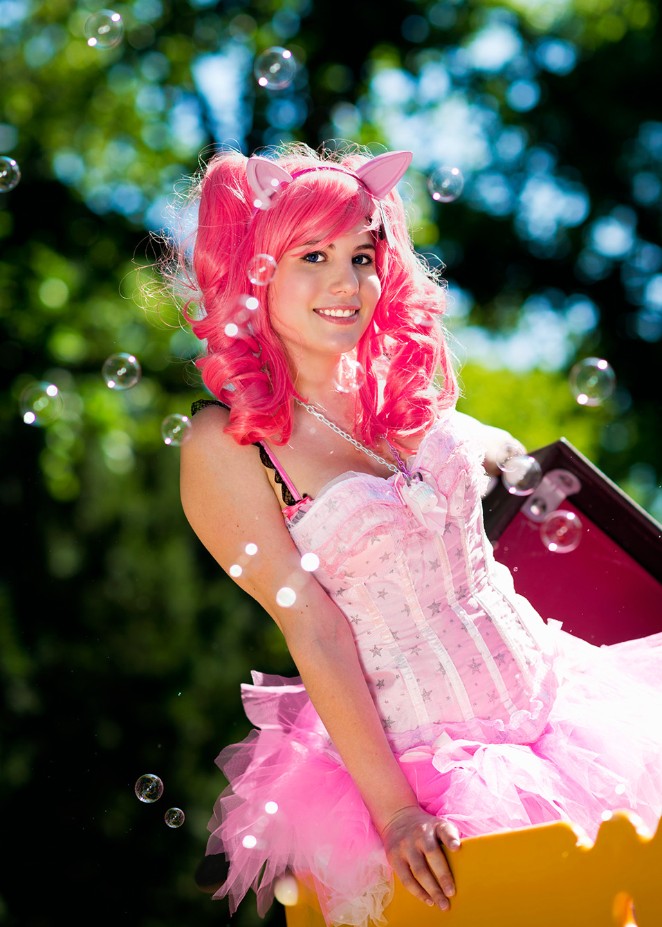 afomodblog:  kyumblr:  My cosplay of Pinkie Pie from My Little Pony: Friendship is