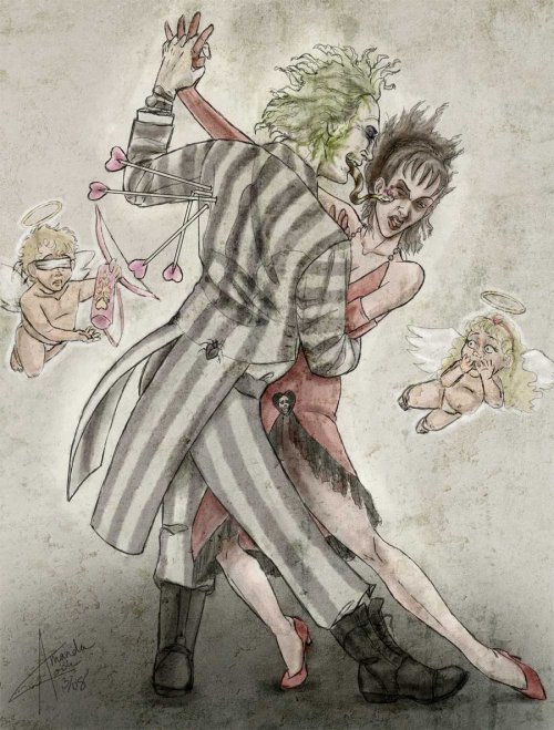 ask-beetlejuice:Beetlejuice: Love is Blind by ~OpalLynn ((This is so perfect ;_;))