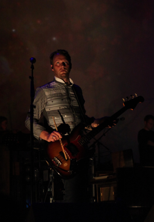 sigur ros, celebrate brooklyn, 31 july 2012 (Georg Hólm)photo by megan barron