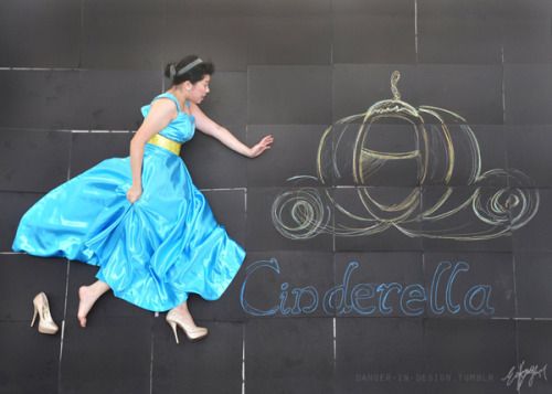 zadi:  Disney chalk scenes  adult photos