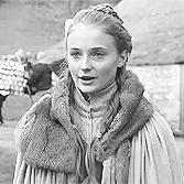  Sophie Turner as Sansa Stark | On the set of Game of Thrones, Seasons 1 and 2 