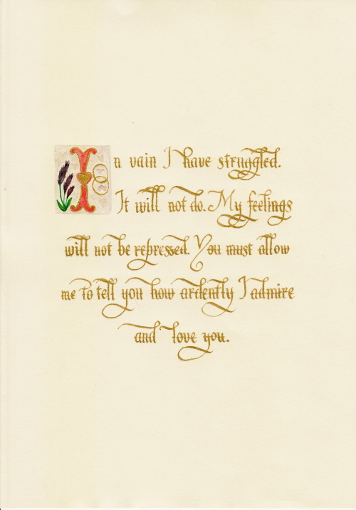 pattymarq:Mr. Darcy’s proposal