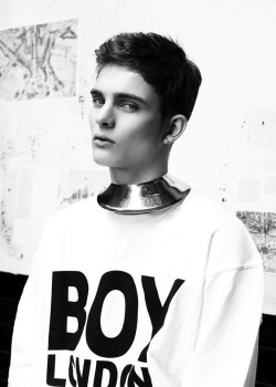 strangeforeignbeauty:  Primo Baker | Boy London [ b&amp;w ] 