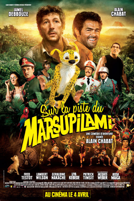 So I guess this past April a live-action film based on Marsupilami came out in France?