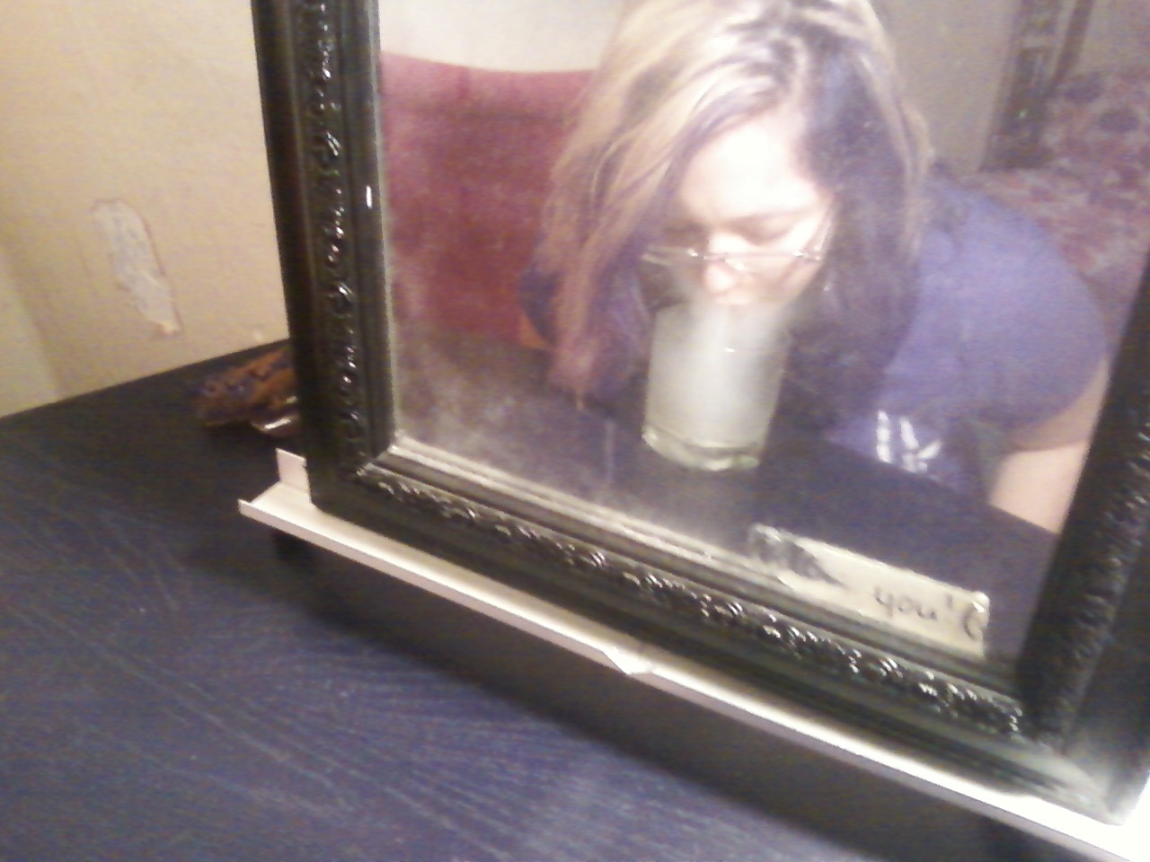 this looks cool, smoke tricks are always fun. &lt;3  we spend hours practicing