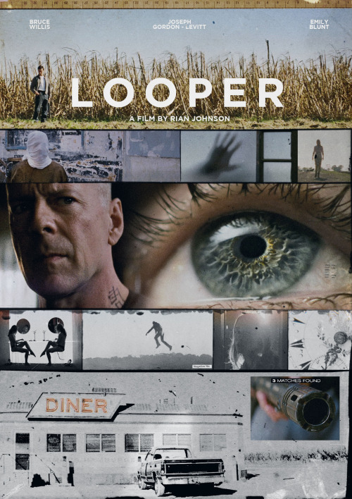 Rian Johnson’s Upcoming Sci-Fi Film “Looper” Poster
This September mark your calendars and get ready to be taken for a dark & twisted ride into Rian Johnsons’ latest film Looper, check out their tumblr page and official website.