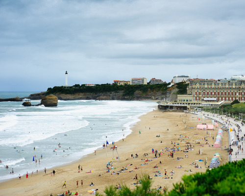 travelingcolors: Biarritz Beach | France (by Antoine Chaze)