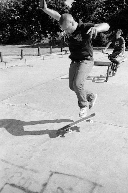 James Fairbrother, 360 shuvit, 22nd July 2012. on Flickr.
I like 360 shuvits. Gotta be my favourite rolling-down-the-street trick.