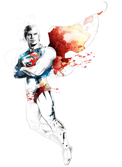 fer1972:  Superman and Wonder Woman by David Despau