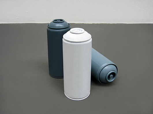 escapekit:  Spray paint cans armchair Designed by Italian designer Luigi Semeraro,