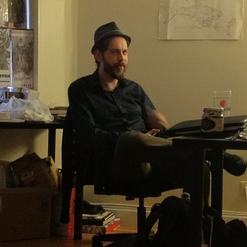 misanthropiccuttlefish: Ben Templesmith! I took a picture of you That one day we hung out without y