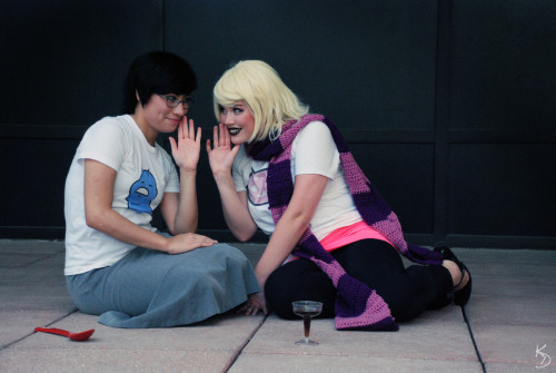 kdoranphoto:Otakon 2012 - Homestuck: Alpha KidsJane Crocker | Roxy Lalonde | Jake English | Dirk Str