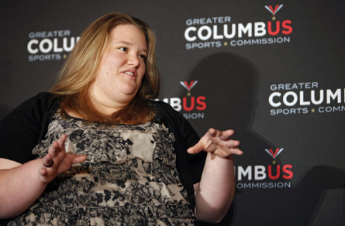 superserum:erinlifts:  creativeconflagration:  Holley Mangold appreciation post. Because Nick Mangold blah, blah, blah- she is an Olympian! Let’s talk about her! Because literally every article starts out with how fat she is. Because people talk about