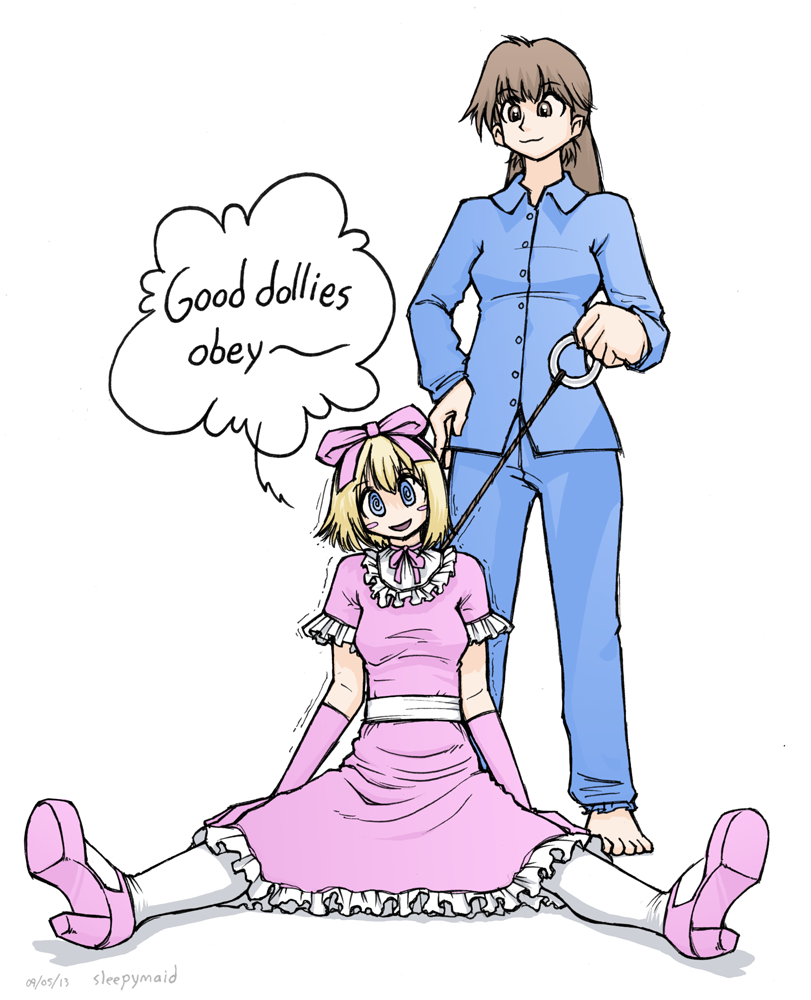 shaman58: sissificationhypnosis:  good dollies obey - art by sleepymaid   always