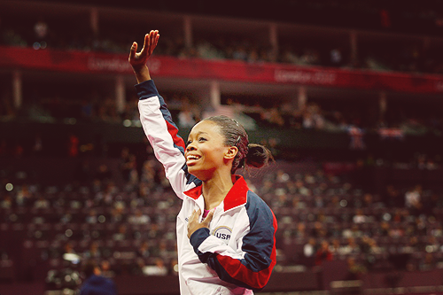 jetgirl78:  Gabrielle Douglas captures gold in the women’s gymnastics all-around