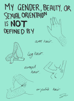 vegan-or-diee:  art about body hair my day has some meaning now 