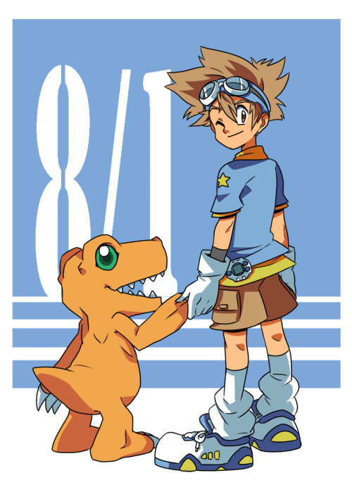 8/1 is the day when the portal to the Digimon World opens! I’m late to the party but better la