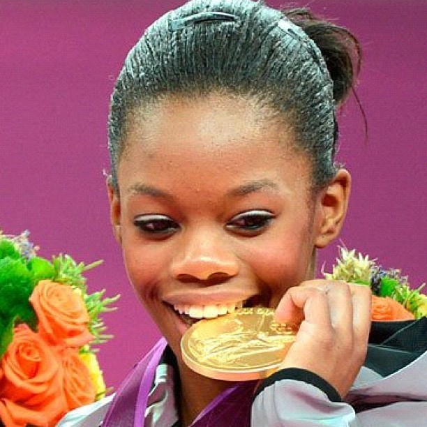 simplysheneka:  Congrats to Gabby Douglas for being the first African-American to