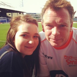 Me & Adam Woodyatt aka IAN BEALE. Oldham.