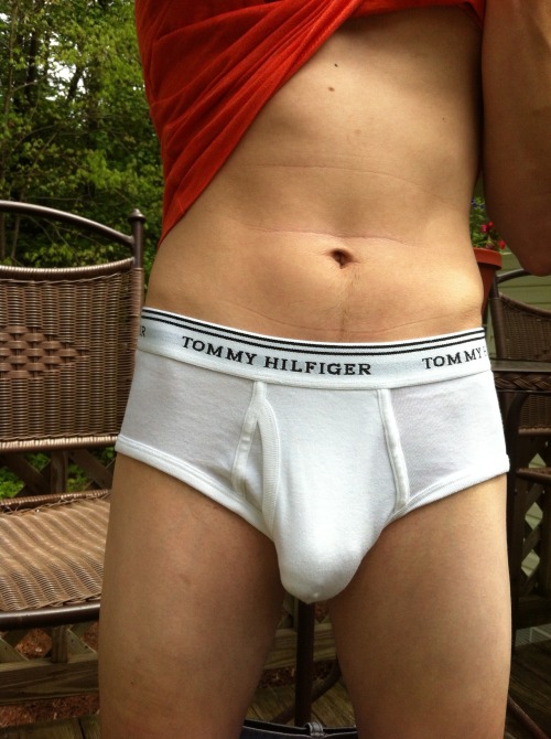 vegetasaiyanprince: Outdoors. When no one else is home I am free to saunter about in my underwear, 
