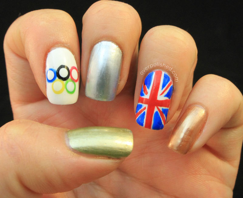 Over Polished • Olympics inspired nail art Read more on my blog