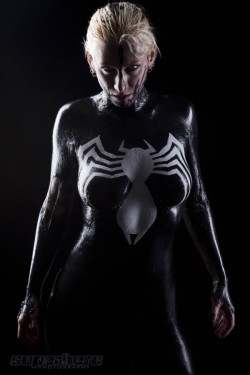 fuckyeahgeekgirls:  what-themath:  The Venom cosplay that got banned from Facebook  Fuck Facebook. (By the way, Racial Abuse pages are perfectly ok to Facebook, but not the above.) 