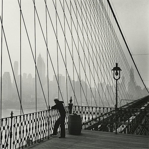 Fritz Henle
Sailor on the Brooklyn Bridge, New York City, 1950