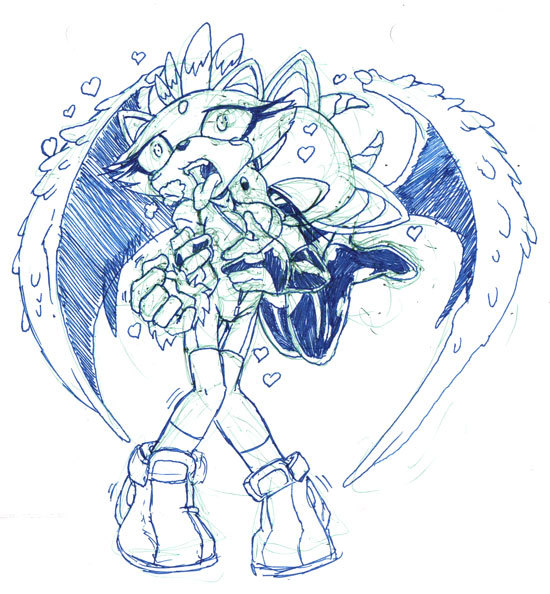 NSFW Just some random ballpoint pen sketches doodled around. &hellip;. oh stop.