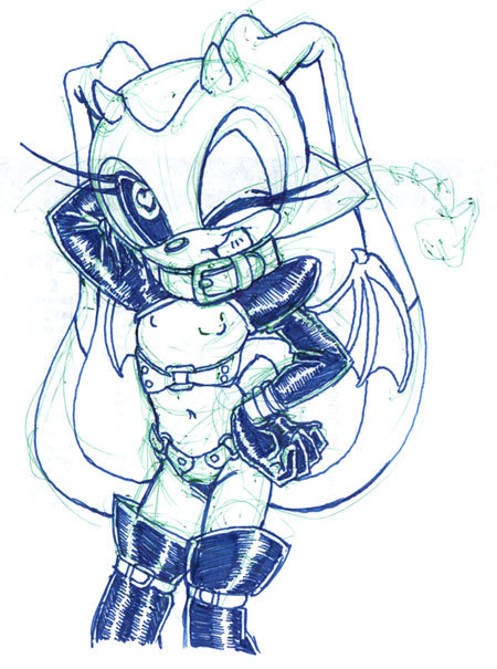 NSFW Just some random ballpoint pen sketches doodled around. &hellip;. oh stop.