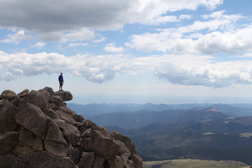 riversandroadstowardsgrowth:  On top of mount evans in colorado