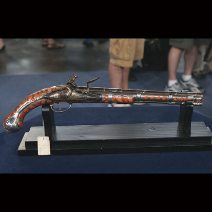 18th Century Barbary Coast flintlock Pistol.This wonderful flintlock pistol was brought onto “