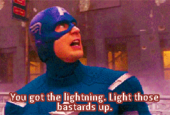serendipism:  #i love how you can actually pinpoint the moment they become a team #and Cap just orders them around and they’re completely fine with it #I FOUGHT THE FUCKING NAZIS THESE ALIENS CAN GTFO 