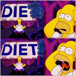 #simpsons #homer #diet (Taken with Instagram)