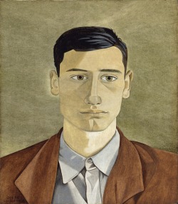 blastedheath:  Lucian Freud (British, 1922-2011), Head of a Greek Man, 1946. Oil on panel. Photo: Christie’s Images Ltd 2012. 