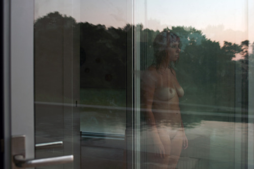 bexfinch:Self-portrait at dawn on August 3. (NSFW)