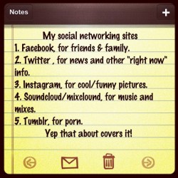 Seriously, Tumblr is the best thing to happen to porn since&hellip;&hellip; since the internet! Lol! (Taken with Instagram)