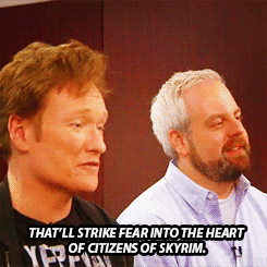 goudztv:  Clueless Gamer: Conan O’Brien Reviews “Skyrim” 
