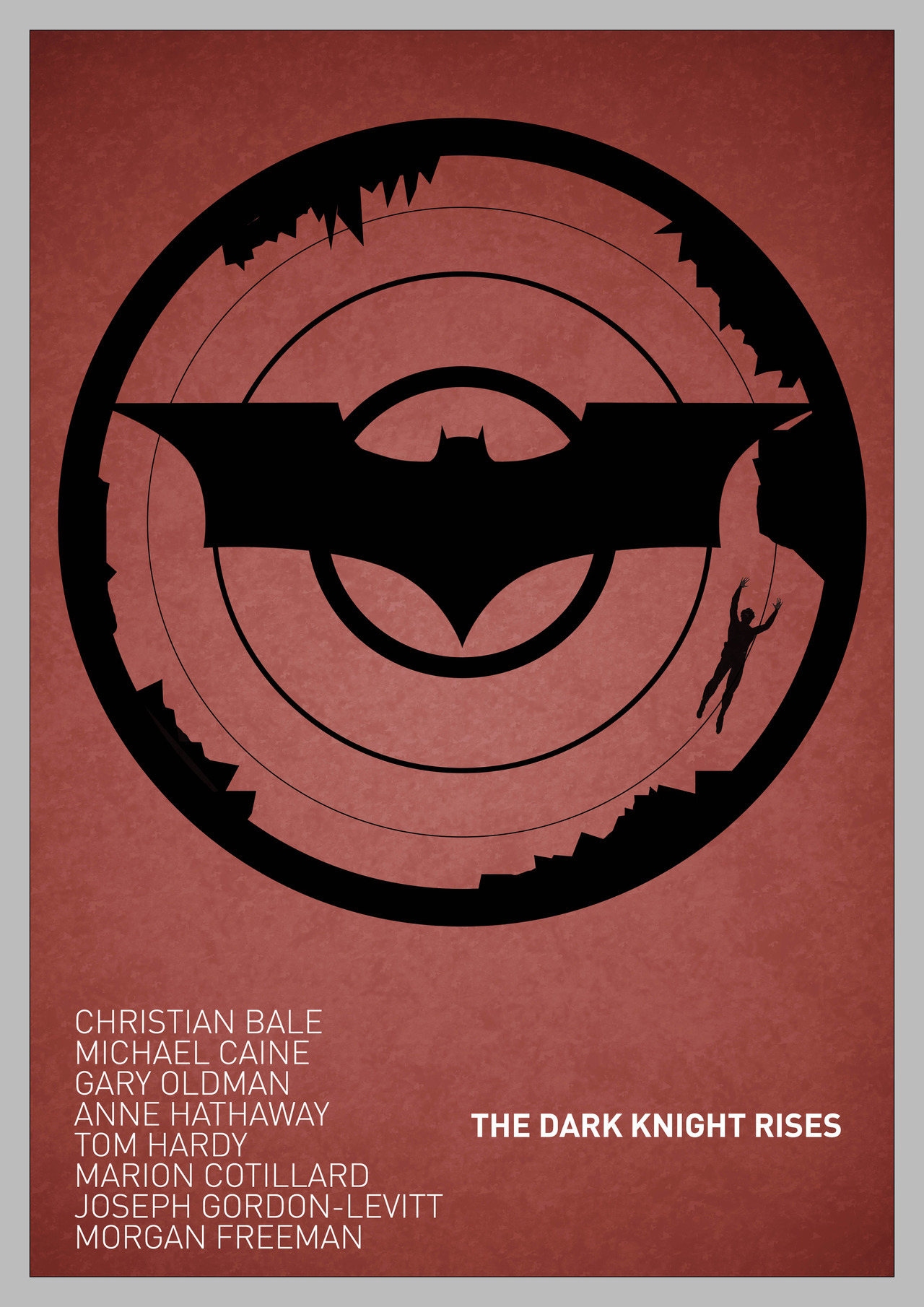 The Dark Knight Rises poster [Red Variant]