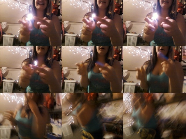 anna tried to be cool, so then i tried to be cool and ended up burning my finger.