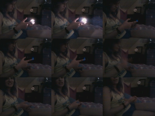 anna tried to be cool, so then i tried to be cool and ended up burning my finger.