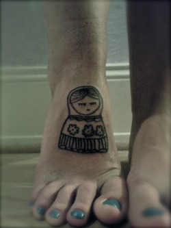 Fuckyeahtattoos:  Get My First Tattoo Today A Little Russian Doll, 2 Other In Progress…