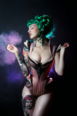 Victoria-Van-Violence:  Victoria Van Violence For Royal Black Couture&Amp;Amp;Corsetry