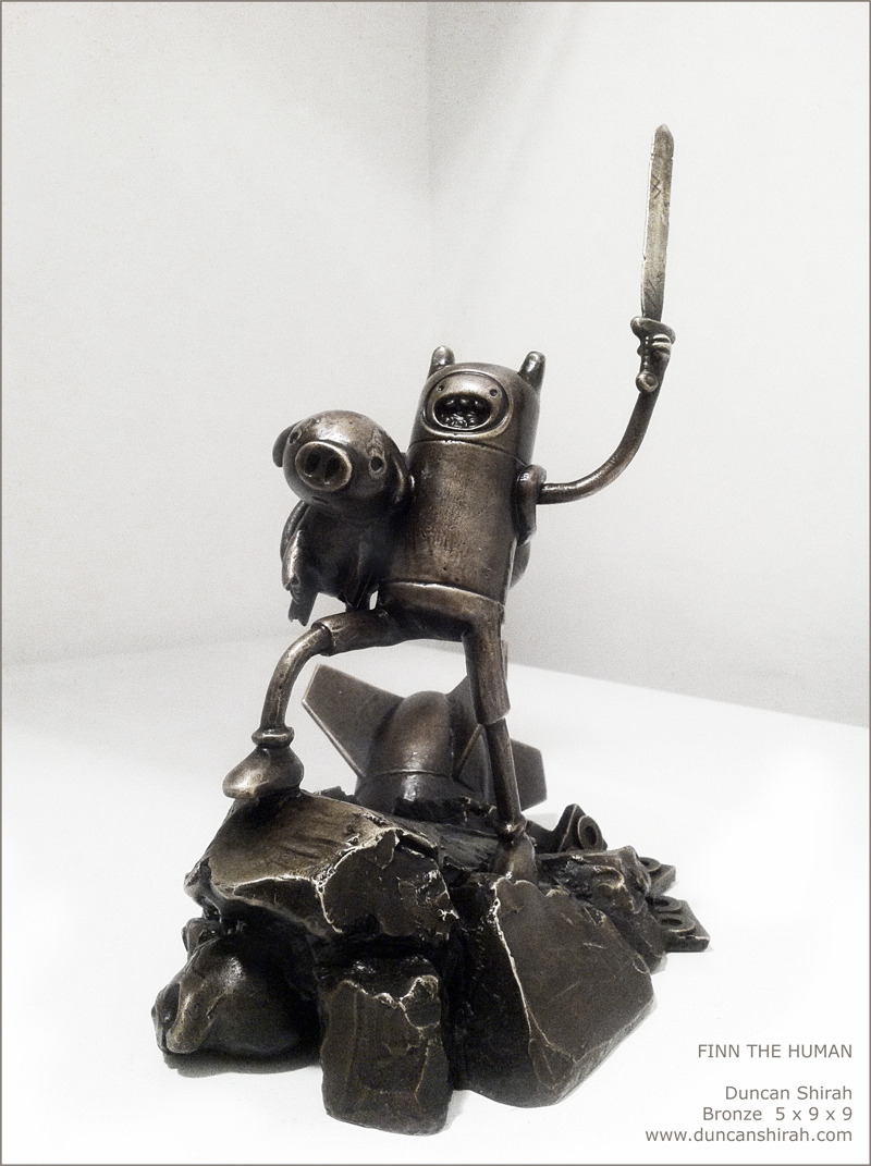 adventuretimefan:
“ ‘I make metal art and decided to give Adventure Time some much deserved love. Here’s a bronze Finn statue!’
Super Cool! Thanks Duncan for the submission. ”