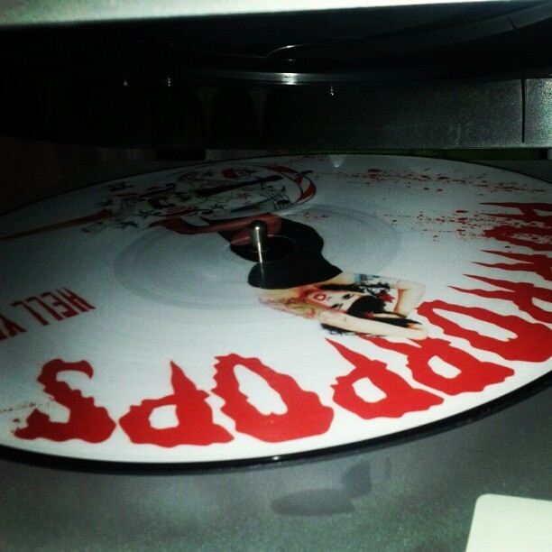 evenmyegoispink:  Who needs to go out on a Friday night?? #horrorpops #hellyeah #records