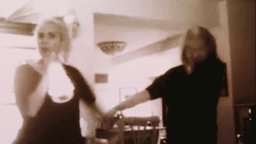 robinlarsen-deactivated20121027:  Gaga and her mother Cynthia dancing to Scheiße