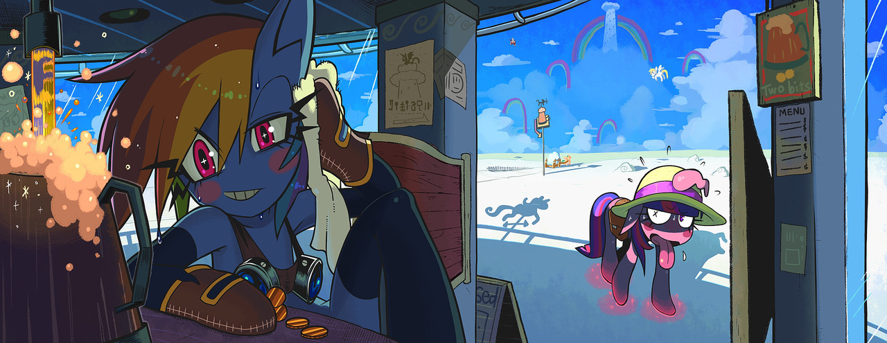 epicbroniestime:  cider break. by ~Gashi-gashi