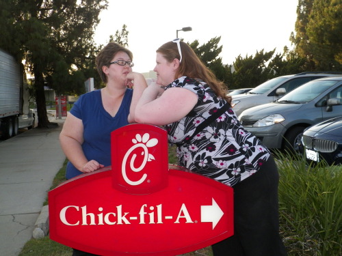 ineedthislikeaholeinthehead:So, Girlie and I don’t particularily like Chick-Fil-A right now.  So we 