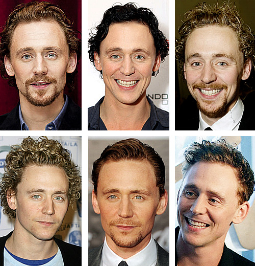 tomhiddlestunned-blog:  The many hairstyles of Tom Hiddleston 